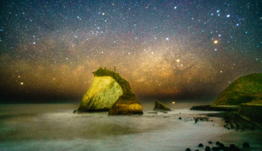 【星景写真】千葉県 夫婦岩（雀島）で天の川撮影記